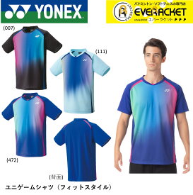 【ポスト投函送料無料】ヨネックス YONEX ウエア ユニゲームシャツ（フィットスタイル） 10599 バドミントン・テニス