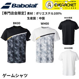 【専門店会限定商品】【最短出荷】バボラ ウエア ウェア BD SHORT SLEEVE SHIRT ユニゲームシャツ BUG5317B バドミントン