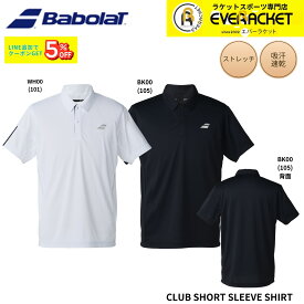 【新製品予約】バボラ BABOLAT ウエア ウェア CLUB SHORT SLEEVE SHIRT BUG6312C バドミントン・テニス 2026SS シャツ