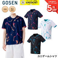 【最短出荷】ゴーセン GOSEN ウエア ウェア ユニゲームシャツ T2640 バドミントン・テニス・ソフトテニス…