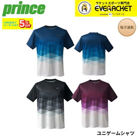 【新製品予約】プリンス PRINCE ウエア ウェア ゲームシャツ TMU401T バドミントン・テニス 2026SS