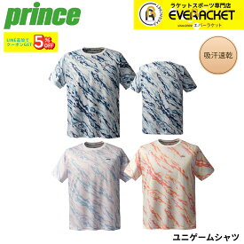 【新製品予約】プリンス PRINCE ウエア ウェア ゲームシャツ TMU402T バドミントン・テニス 2026SS