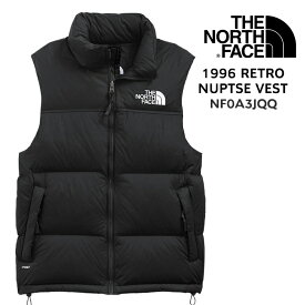 ザ ノースフェイス THE NORTH FACE ベスト 1996 RETRO NUPTSE VEST 1996 レトロ ヌプシ メンズ ロゴ NF0A3JQQ LE4 RECYCLED TNF BLACK ブラック 黒 グースダウン 700フィルパワー ダウンベスト アウター アウトドア キャンプ 定番