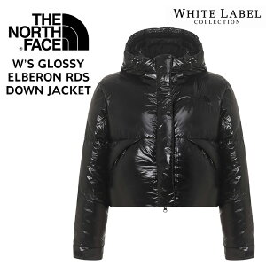 �U �m�[�X�t�F�C�X �_�E�� �W���P�b�g �A�E�^�[ ���f�B�[�X �O���b�V�[ �G���x���� RDS �_�E���W���P�b�g THE NORTH FACE GLOSSY ELEBERON RDS DOWN JACKET ���S NJ1DQ81K NJ1DQ81J �z���C�g �u���b�N WHITE LABEL �z