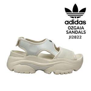アディダス オリジナルス オズガイアサンダル OZGAIA SANDALS adidas originals サンダル JI2822 OFFWHITE オフホワイト レディース オープントゥ ファスナーストラップ バックストラップ トレフォイル コ