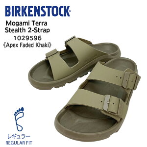 rPVgbN K~ BIRKENSTOCK Y T_ Mogami Terra Stealth 2-Strap eXeX 2Xgbv 1029596 REGULAR NORMAL Apex Faded Khaki tFCfbh J[L y ϐ _uXgbv tbg