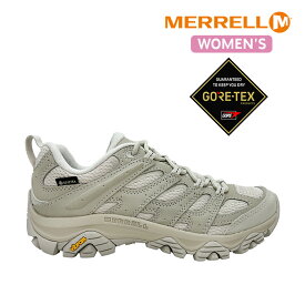 メレル モアブ3 MERRELL スニーカー レディース J500422 WOMENS MOAB 3 SYNTHETIC GORE-TEX ウィメンズ モアブ 3 シンセティック ゴアテックス BIRCH/BIRCH バーチ グレー トレッキング ハイキング キャンプ ローカット サステナブル 透湿性 防水性 通気性