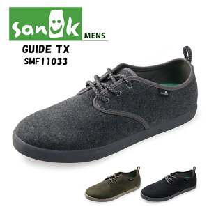 �yOUTLET�z ���[�X�A�b�v �����Y SANUK �T�k�[�N M GUIDE TX �K�C�hTX SMF11033 �u�����h�E�[�� �V���[�Y �R�C �Ђ��C ������� �~�R�[�f �y�V