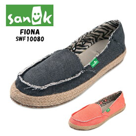 【5％OFFクーポン】 スリッポン レディース SANUK サヌーク FIONA フィオナ SIDEWALK SURFERS SWF10080 シューズ スリップオン おしゃれ 秋 冬 楽天 送料無料