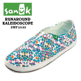 スリッポン レディース SANUK サヌーク RUNAROUND KALEODOSCOPE SWF10195 シューズ 紐靴 スリップオン おしゃれ 秋 冬 楽天 送料無料