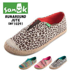 スリッポン レディース SANUK サヌーク RUNAROUND JUTE アラウンド ジュート SWF10291 シューズ スリップオン おしゃれ 秋 冬 楽天 送料無料