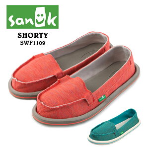 �yOUTLET�z �X���b�|�� ���f�B�[�X SANUK �T�k�[�N SHORTY �V���[�e�B�[ SIDEWALK SURFERS SWF1109 �V���[�Y �X���b�v�I�� ������� �� ������ �y�V ��������