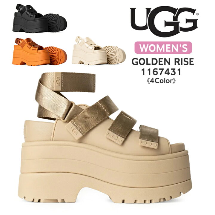 楽天市場】アグ UGG サンダル レディース 1167431 W GOLDENRISE 