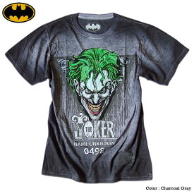 【クロネコゆうパケット便で送料無料!!】ジョーカー Tシャツ メンズ バットマン BATMAN JOKER グッズ 半袖 シャツ アメコミ DCコミックス 箔プリント 誕生日プレゼント