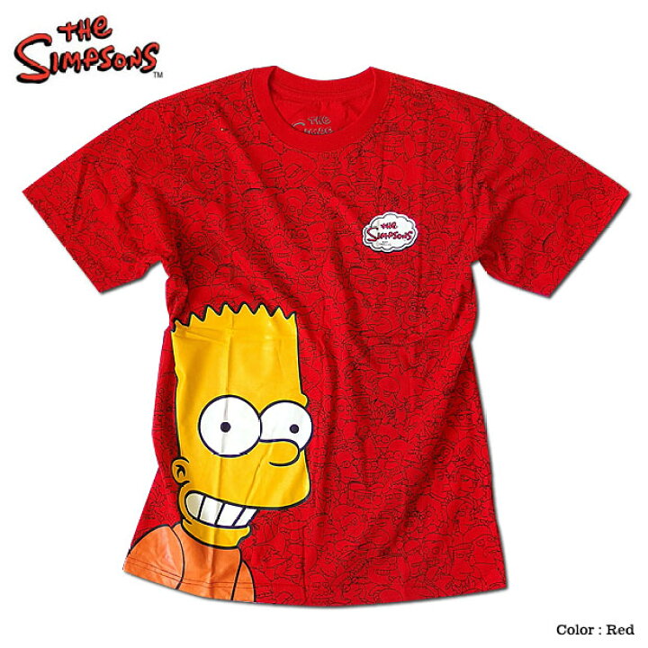 楽天市場 シンプソンズ ｔシャツ メンズ 総柄 黄色 イエロー 半袖 The Simpsons キャラクター グッズ 派手 ザシンプソンズ アメコミ Eversoul Plus 公式 メンズ通販