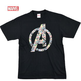 【クロネコゆうパケット便で送料無料!!】マーベル Tシャツ MARVEL メンズ キャプテンアメリカ アベンジャーズ 半袖 アメコミ スパイダーマン アイアンマン ハルク ソー ドクターストレンジ キャラクター グッズ ストリート ダンス ロゴ ブラック tシャツ 誕生日プレゼント