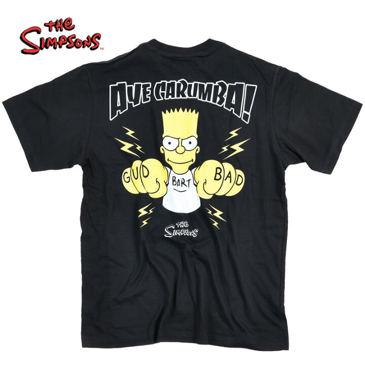 楽天市場】シンプソンズ Tシャツ メンズ バート ブラック 黒 半袖 