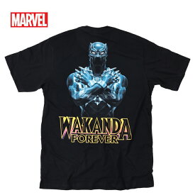 【クロネコゆうパケット便で送料無料】 マーベル Tシャツ MARVEL ブラックパンサー スパイダーマン tシャツ メンズ 半袖 BLACK PANTHER アメコミ アベンジャーズ ドクターストレンジ キャプテンアメリカ キャラクター グッズ ダンス ブラック ペアルック 誕生日プレゼント