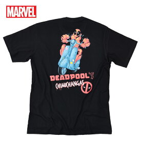 正規品【クロネコゆうパケット便で送料無料】 マーベル Tシャツ MARVEL デッドプール tシャツ メンズ 半袖 DEADPOOLアメコミ アベンジャーズ キャプテンアメリカ アイアンマン キャラクター 映画T ギフト グッズ ダンス ブラック ペアルック 誕生日プレゼント