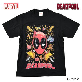 【クロネコゆうパケット便で送料無料】 マーベル Tシャツ MARVEL メンズ デッドプール DEADPOOL スパイダーマン tシャツ 半袖 レディース アメコミ アベンジャーズ キャプテンアメリカ キャラクター 映画T ギフト グッズ ダンス ブラック ペアルック 誕生日プレゼント ギフト