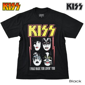 【クロネコゆうパケット便で送料無料】KISS APPAREL kiss Tシャツ メンズ キッス 半袖 レディース バンド ロック メンバー ロゴ 夏フェス バンドTシャツ ジーンシモンズ ポールスタンレー キャラクター グッズ ROCK ダンス ブラック ペアルック 誕生日プレゼント ギフト