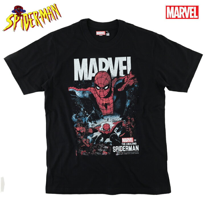 楽天市場】MARVEL Tシャツ メンズ マーベル スパイダーマン tシャツ 