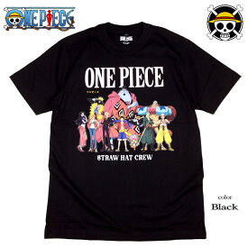 ONE PIECE Tシャツ ワンピース ルフィ サンジ ゾロ ナミ ロビン チョッパー ブルック フランキー ウソップ メンズ アニメ グッズ レディース 麦わら海賊団 ドクロ 発泡プリント 海外モデル 父の日 誕生日プレゼント ペアルック 日本未発売インポート商品【メール便送料無料】