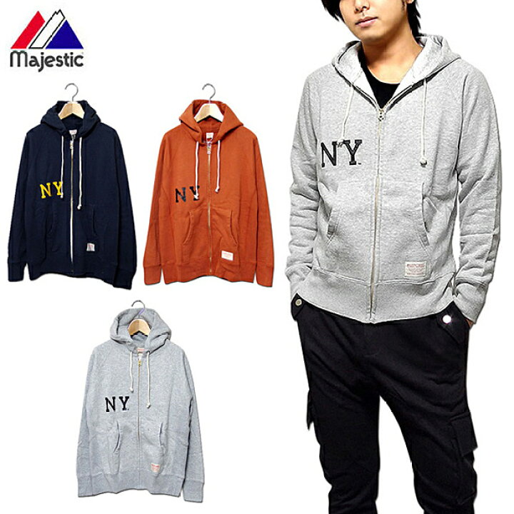 楽天市場 パーカー メンズ 厚手 ヘビーウェイト ジップパーカー New York Yankees ニューヨークヤンキース Majestic Japan マジェスティック Xxl 大きいサイズ 秋 冬 Eversoul Plus 公式 メンズ通販