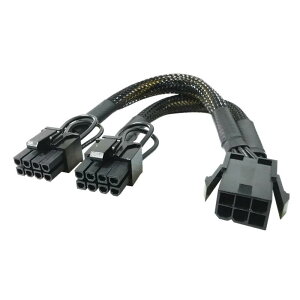 �yGPU�d������P�[�u���z�V�i PCI-E �d������P�[�u�� PCI-E 6�s�� ���� PCI-E 8(6+2)�s��x2 �� 20cm �X���[�u�P�[�u���y�Ǘ��ԍ�13�z