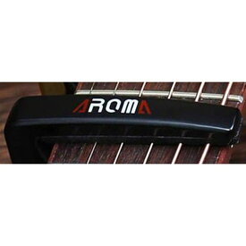 【AROMA AC-21】MATTE BLACK 高品質上位モデル ウクレレ ギター カポ エレキ アコギ【商品コードNo.4】
