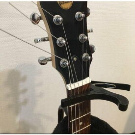 【No.3 ブラック】カラー変更可能 新品 ギター カポ エレキ アコギ しっかり固定タイプ 片手で装着可能なバネ式