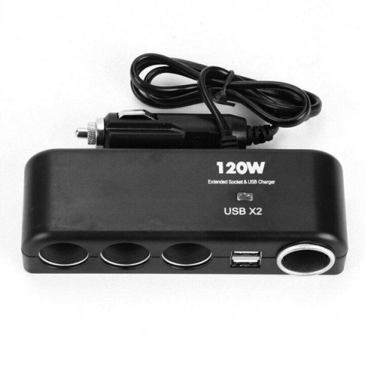 楽天市場】【お得の10個セット】【シガーライター対応】 6in1 120w 
