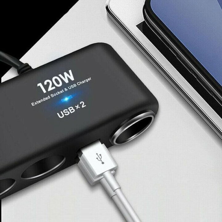 楽天市場】【お得の10個セット】【シガーライター対応】 6in1 120w 