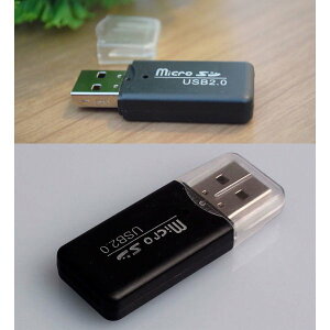 yUSB 2.0 Ή }CN tbV[ J[h[_[ A_v^[ ubN microSD /microSDHC /microSDXC