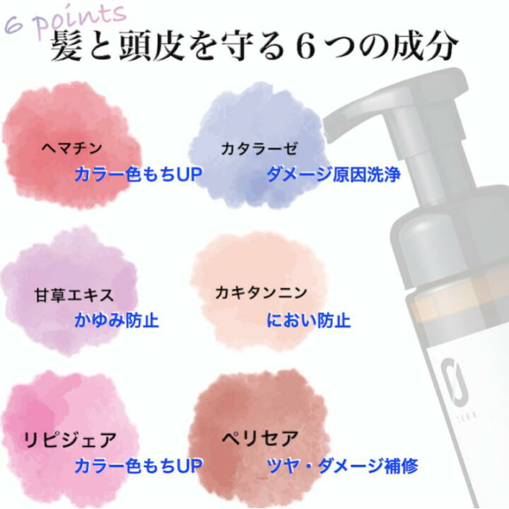 楽天市場 カラー 白髪染め 泡 トリートメント ヘアカラー シャンプー アルカリ 過酸化水素 除去 洗い流す 白髪 抜け毛 予防 髪 頭皮 ケア 乾燥 におい 臭い 対策 保湿 ヘマチン 女性用 男性用 メンズ 美容室 サロン 専売 市販 エブリカラーデイズ Zeroカラーケアフォーム