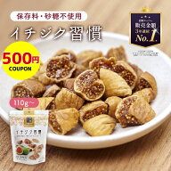 【500円クーポン】イチジク習慣 110g ドライイチジク いちじく ドライフルーツ《 砂糖不使用 無添加 無着…
