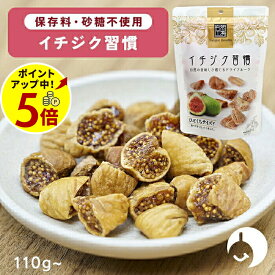 【ポイント5倍！8/11 13:59まで】ドライイチジク いちじく ドライフルーツ イチジク習慣 110g〜 《 砂糖不使用 無添加 無着色 トルコ産 おつまみ 鉄分 食物繊維 マグネシウム》