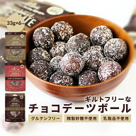 チョコレート ギフト チョコデーツボール 33g×6袋〜 トム&ルーク フルーツ＆ナッツボール フルーツ＆シ…