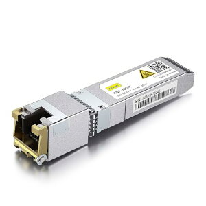 10Gtek 10GBase-T SFP+���W���[�� 10G-T 10G�J�b�p�[ RJ-45 SFP+ CAT.6a �ő�30m ���g�����V�[�o
