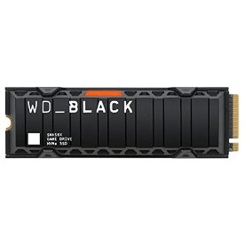 WD_BLACK 1TB SN850X NVMe 内蔵型 ゲーミング SSD ソリッドステートドライブ ヒートシンク付き Gen4 PCIe M