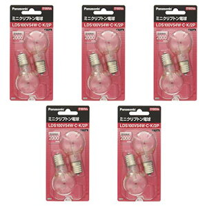 �p�i�\�j�b�N �~�j�N���v�g���d�� 100V 60W�`(54W) E17���� 35mm�a �N���A 2���� LDS100V54WCK2P (5�Z