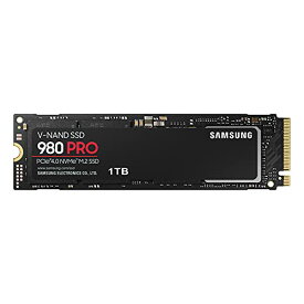 Samsung 980 PRO 1TB PCIe Gen 4.0 x4 (最大転送速度 7000MB/秒) NVMe M.2 (2280) 内蔵