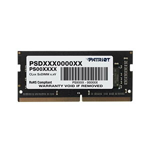 Patriot Memory DDR4 2133MHz PC4-17000 8GB �m�[�g�p�\�R���p������ SODIMM 1.2V PSD48G