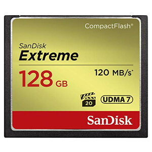SanDisk ( �T���f�B�X�N ) 128GB Extreme �R���p�N�g�t���b�V���J�[�h SDCFXSB-128G-G46 �m �C�O�p�b�P�[