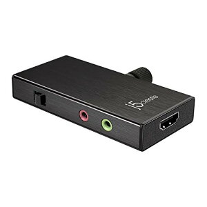 j5 create USB-C HDMI �L���v�`���[�{�[�h FHD 1080p ���C�u�z�M �y USB-C PD�[�d�Ή�/�^�����[�h�ύX�X�C�b