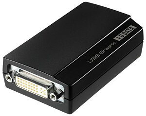 I-O DATA �}���`��� USB�O���t�B�b�N DVI-I/�A�i���ORGB�Ή� WUXGA/�t��HD�Ή� USB2.0�ڑ� USB-RGB/D