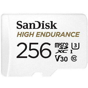 SanDisk ���ϋv �h���C�u���R�[�_�[ �A�N�V�����J�����Ή� microSDXC 256GB SDSQQNR-256G �T���f�B�X�N �C�O�p