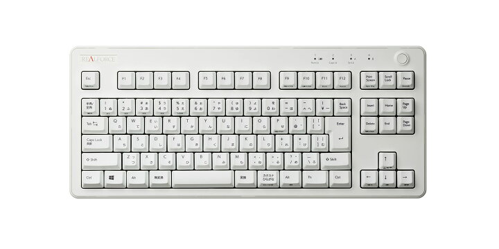 楽天市場】REALFORCE R3 キーボード ハイブリッド テンキーレス 30g 