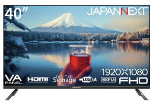 JAPANNEXT 40�C���` VA�p�l������ ��^�t��HD�t�����j�^�[ JN-V40TFHD-U HDMI ����/�r�f�I���͒[�q �R�A�L�V����