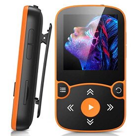 AGPTEK MP3プレーヤー クリップ式 運動用 Bluetooth5.0 音楽プレーヤー 30g超軽量 16GB内蔵 miniサイズ スポー